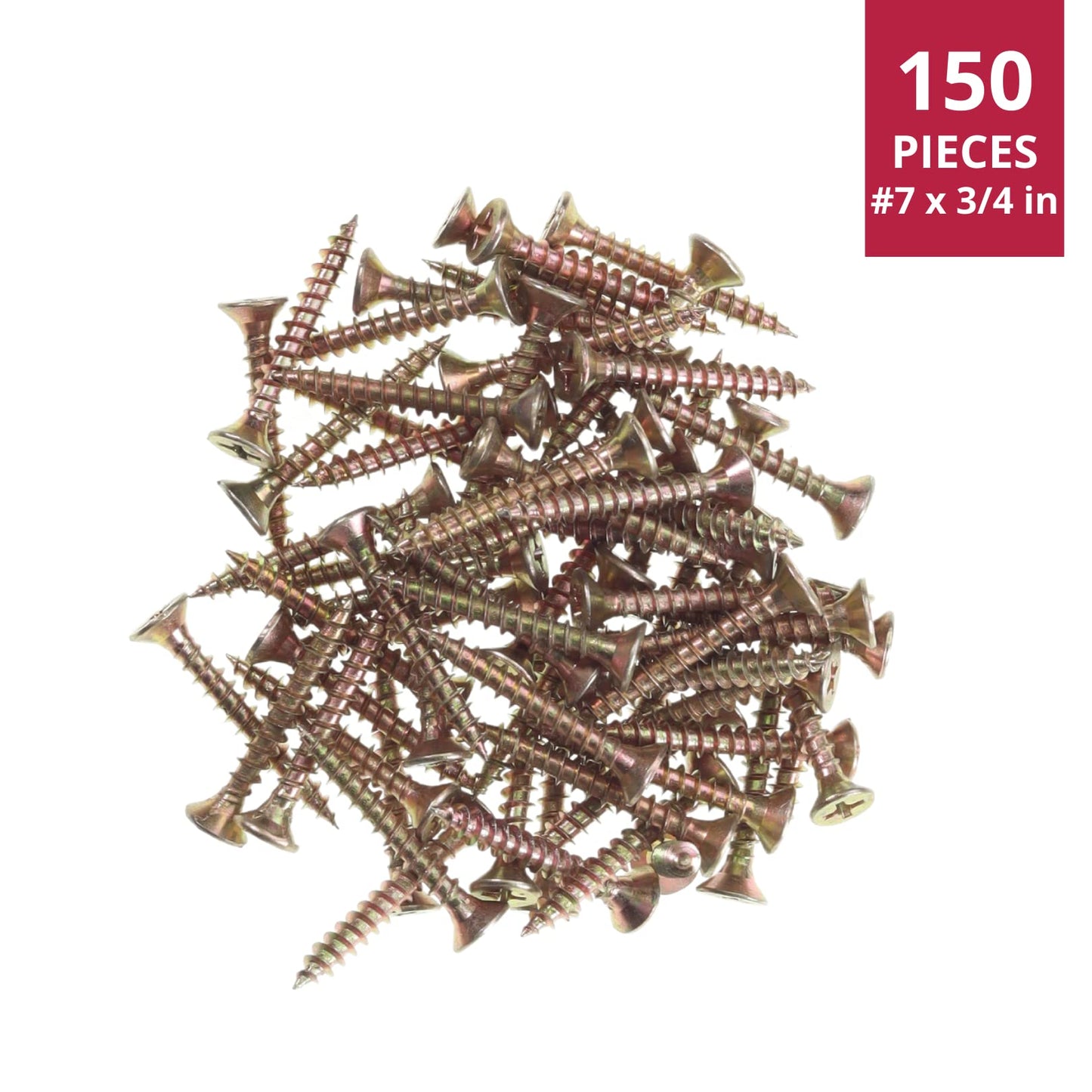 Thokko Zinc Coated Coarse Thread Countersunk Phillips Heavy Duty Wood/Self Drilling Drywall Screws with Bugle Head