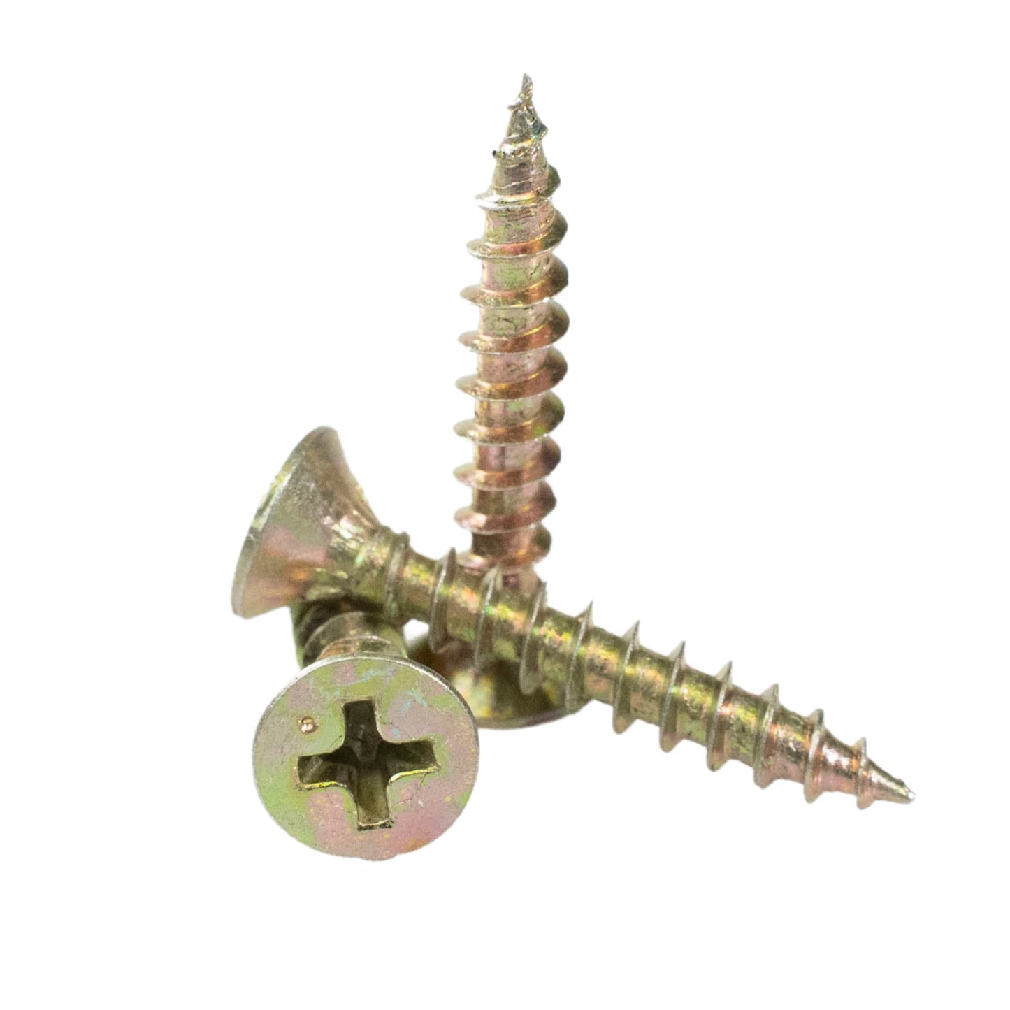 Thokko Zinc Coated Coarse Thread Countersunk Phillips Heavy Duty Wood/Self Drilling Drywall Screws with Bugle Head