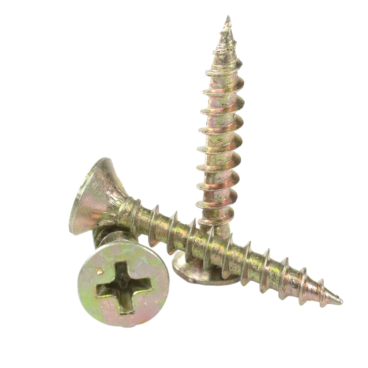 Thokko Zinc Coated Coarse Thread Countersunk Phillips Heavy Duty Wood/Self Drilling Drywall Screws with Bugle Head
