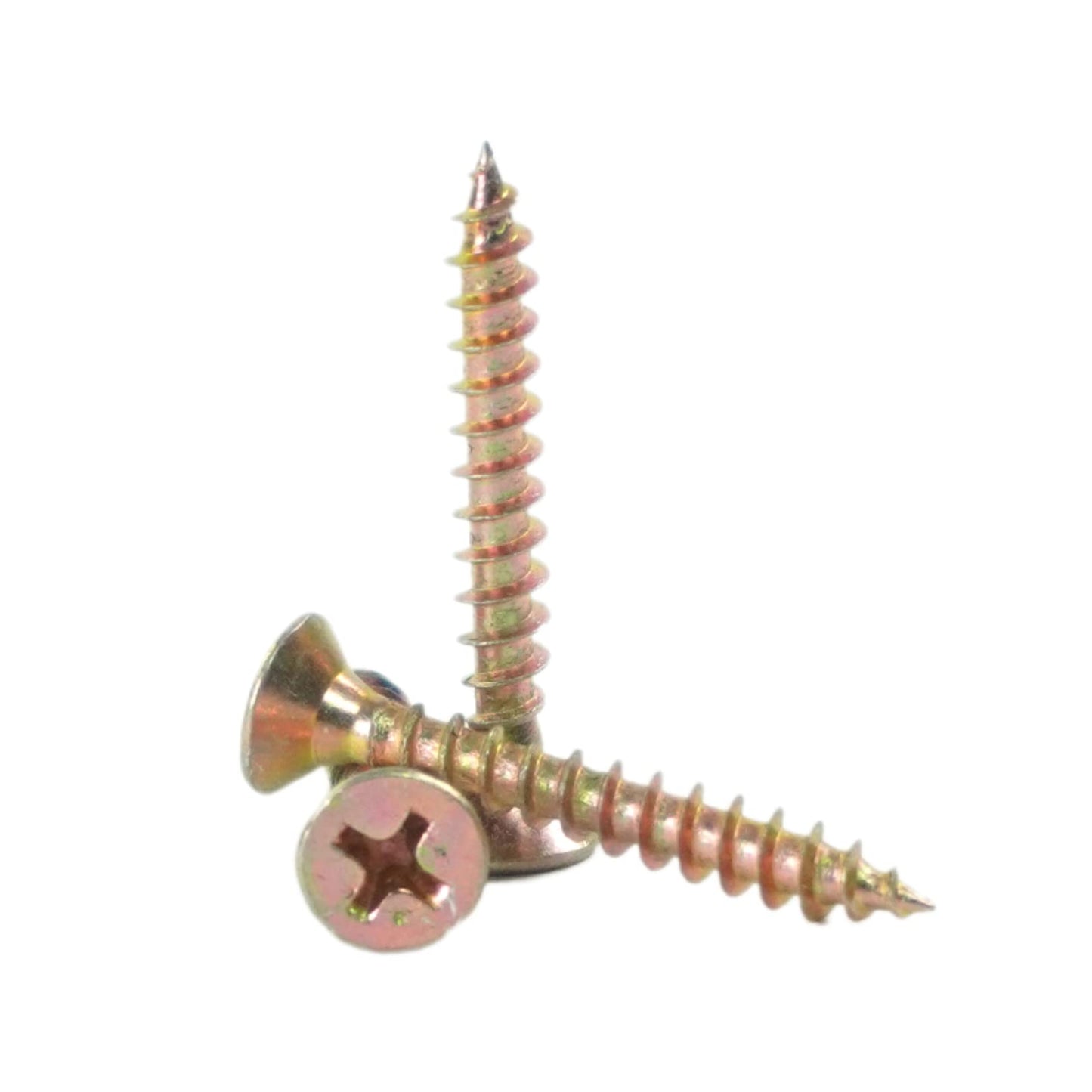 Thokko Zinc Coated Coarse Thread Countersunk Phillips Heavy Duty Wood/Self Drilling Drywall Screws with Bugle Head